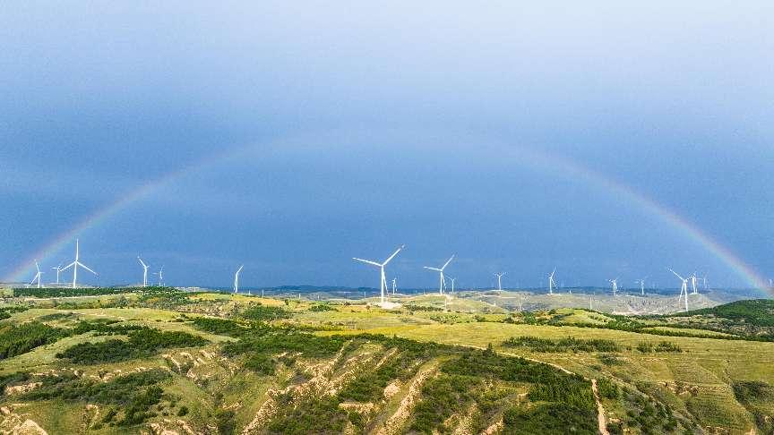 新能源風光項目。受訪者供圖